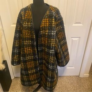 AVA & VIV Plaid Trench Size 4x